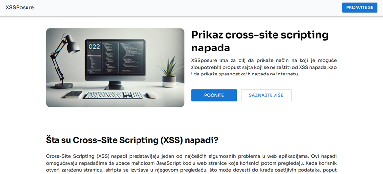 Vulnerable XSS Blog